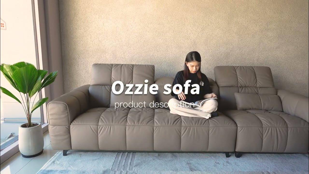 Ozzie 半牛皮沙發